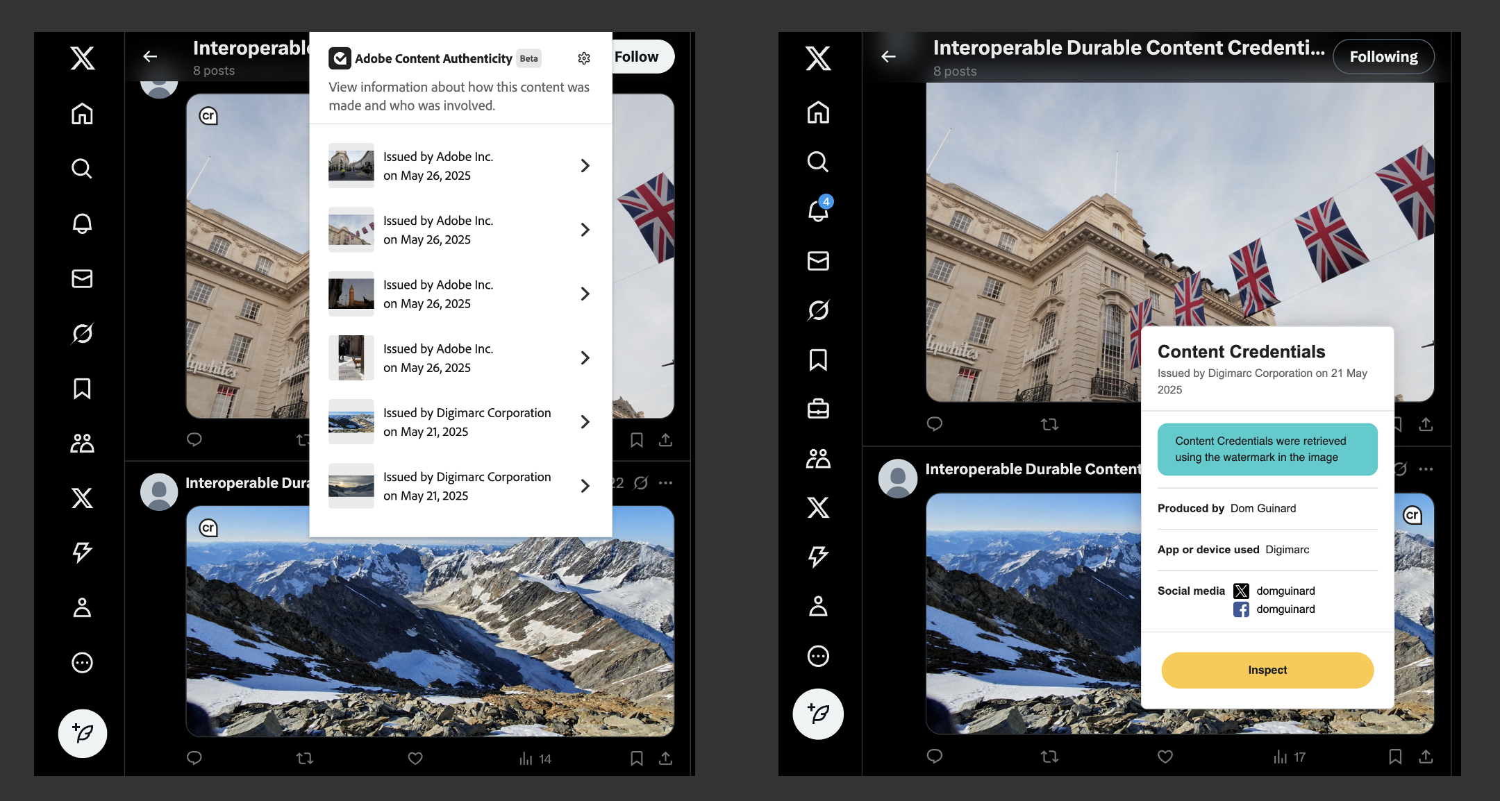 Interoperable Watermarking for C2PA