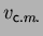$v_{{\sf c.m.}}$