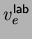 $v_e ^{{\sf lab}}$