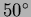 $50^\circ $