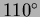 $110^\circ $