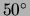 $50^\circ $