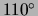 $110^\circ $